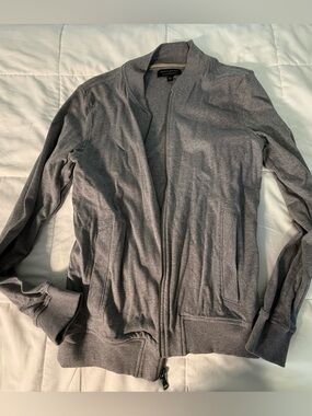 Banana Republic Gray Cotton Zip Up Sweatshirt/Jacket Men’s